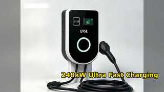 7KW NEMA 標準 EV 充電器、ポータブルおよび壁掛け EVSE