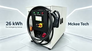 30kW 26kWh モバイル EV 充電器ポータブルエネルギー貯蔵車緊急路上充電用
