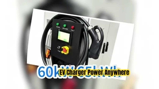 Maxpower 60kW 定格出力 65kWh 容量 IP55 保護 モバイルEV充電器 ポータブル充電ステーション
