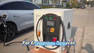 CCS2 CCS1 GB/T 道路緊急用モバイル EV 充電器液体冷却