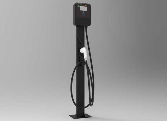 11KW AC EV 充電器 カード スワイプ タイプ1 タイプ2 商業用 公共 床 設置