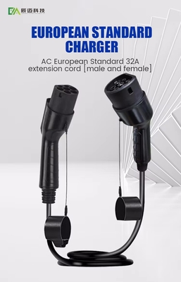 良い価格 ダブルガンヘッド Eu Ac Ev 自動車充電ケーブル 16A 32A 3.5Kw 7Kw 2型 オンライン