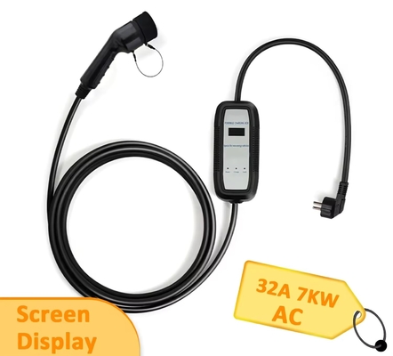 良い価格 TYPE2 32A 7KW ポータブル AC EV 充電器 ウォールボックス 欧州規格 オンライン