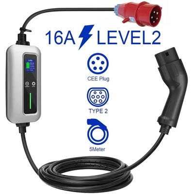 インテリジェント 11kw 3 段階 Ev 充電器 2 型 流量規制 遅延充電パイル