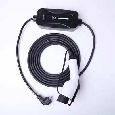 良い価格 32A 7kW ポータブルEV充電プラグ 交換可能 UK EU CEE 3ピンアダプター IP66 OCPP1.6 フリート駐車場充電用 オンライン