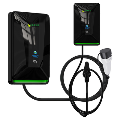 7KW 11KW 21KW 黒色 壁に装着された単発砲 電気自動車 AC 充電台 家庭用
