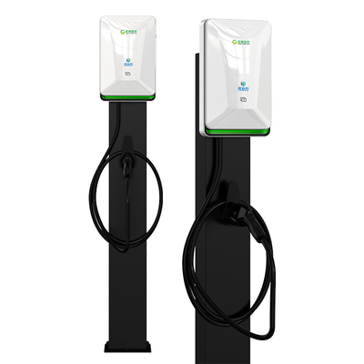 良い価格 7KW 11KW 21KW パール ホワイト コラム / 床立シングルガン ダブルガン 電動車両 AC 充電台 オンライン
