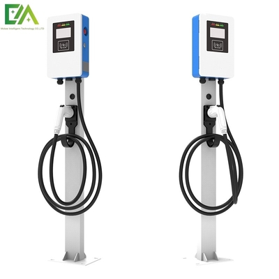 良い価格 タイプ 1 タイプ 2 7KW 11KW 21KW 青と白 柱/床型 単発砲 電気自動車 AC 充電台 オンライン