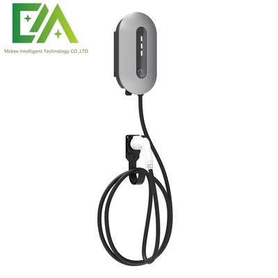 良い価格 7KW 11KW 22KW シルバー 壁掛け電気自動車 シングルガン AC 充電台 / 家用 商用 携帯充電器 オンライン