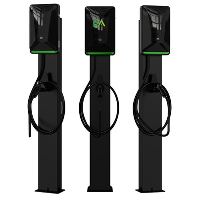 ホーム 商用 ブラック コラム 電動車充電器 2型 7kw 11KW 22kw 携帯充電ステーション RFID OCPP