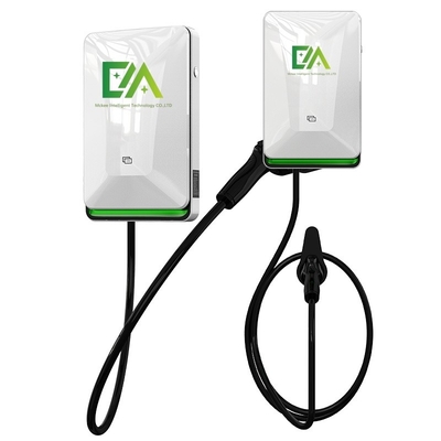 7KW 11KW 22KW シルバーコラム型 シングルガン電気自動車 AC充電台