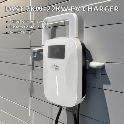 7KW 11KW 22KW 自動車充電器 GBTタイプ 1 タイプ 2 AC 220V 380V 壁掛けの壁箱 電動車 ホーム Ev 急速充電器