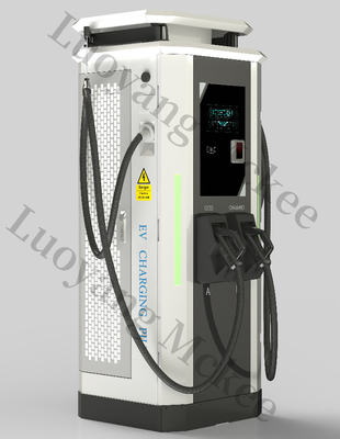 DC 120kW CCS2 2銃式EV充電ステーション 床に設置されたRFID機能 400V入力電圧 IP54クラスチャデモ利用可能
