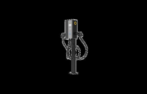 良い価格 22*2 KW 壁掛け式 AC EV充電器 4.3インチ フルカラーディスプレイ タイプ1電気自動車用 オンライン