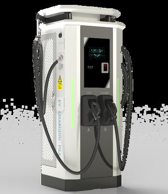 良い価格 電気自動車のための80kW直流高速充電器 電気自動車の効率的かつ迅速な充電を可能にする. 双スイングアームコネクタと10インチの高明るさのカラースクリーン オンライン