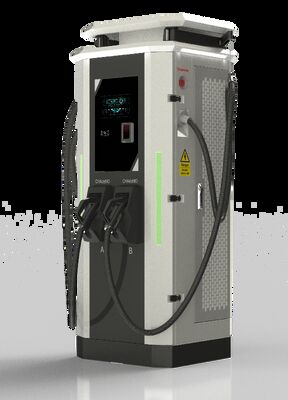 良い価格 デュアルスイングアームコネクタと7インチ高輝度ディスプレイを備えた電気自動車用120kW DC急速充電器 オンライン