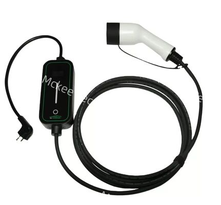 良い価格 3.5kW 16A 調節可能型2型 携帯EV充電器 LCDディスプレイ オンライン