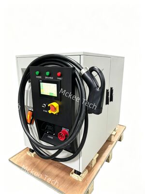 電源 60kW モバイル EV 充電ステーション、IP55 保護付き 65kWh ポータブル エネルギー貯蔵充電器