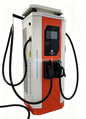商業用途向けIP54耐候性保護を備えた60kWデュアルガンDC高速EV充電器