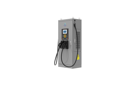 欧州標準DC高速充電装置,CCS2コネクタ,7インチ色タッチスクリーン,カードスワイプ 安全保護付きスタート