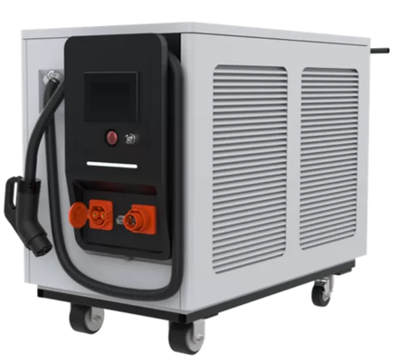 良い価格 65kWh オフグリッド モバイル DC EV 充電器 80kW IP54 建設現場 鉱山 電力網なし 貯蔵電池 充電ステーション オンライン