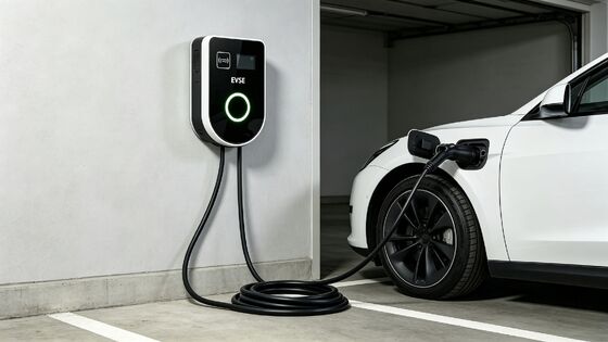 良い価格 IP54 UL94 V0 U型壁・柱式EV充電器タイプ1 7.6kw 32A 85V~265V 4.59インチ LCD交流充電ステーション オンライン