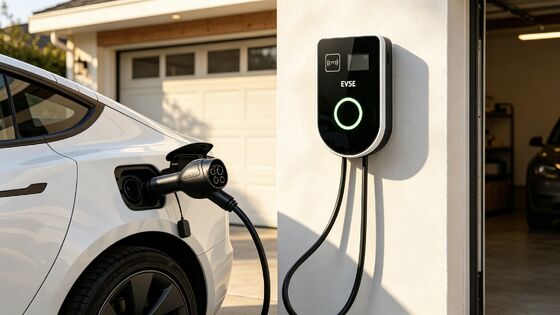 良い価格 商業用・住宅用AC EV充電ユニット U字型壁・柱取り付けタイプ1 9.6kW 40A 85V～265V IP54 UL94 V0 4.59インチLCD充電器 オンライン