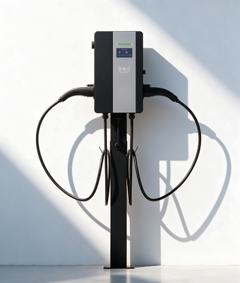 良い価格 マッキー 22kW 44kW コラムスタンディング AC EV充電器 板金ハウジング デュアルガン IP54 オンライン