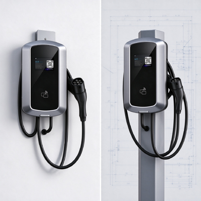 良い価格 22kW 床置き型 AC EV充電器 32A OCPP 1.6J VIN RFID 4G LAN IP54 タッチスクリーン 充電パイル オンライン