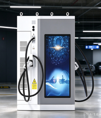 良い価格 60kW DC EV 充電器 55インチ LCD 広告画面 双ディスプレイ CCS1 CCS2 CHAdeMO GB/T フリートデポ用 オンライン