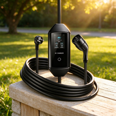 良い価格 Portable AC EV Charger Type 1 40A 9.6kW 240V Adjustable Current with 3.67 Inch LCD オンライン