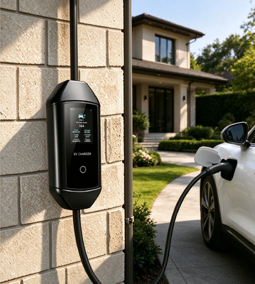 良い価格 AC EV Charger Type 1 Portable 32A 7.6kW 240V IP54 UL94 V0 Housing with 3.67 Inch LCD オンライン