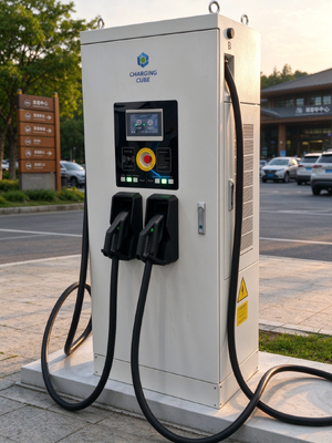 240kWデュアルガンDC EV充電器（CCS1、CCS2、CHAdeMO、GB/Tコネクタ付き）、交通量の多いサイト向けの商用DC急速充電ステーション