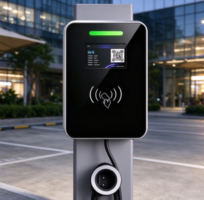 良い価格 22kW タイプ 2 AC EV 充電器三相 32A 公共コラムマウント充電ユニット オンライン